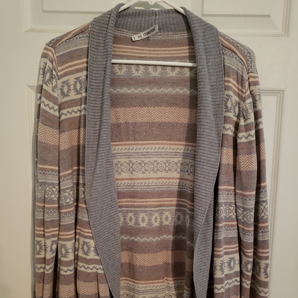 Patterned cardigan